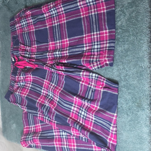 Sonoma Plaid Pj Shirt And Pants in Pink and Navy - Picture 3 of 3